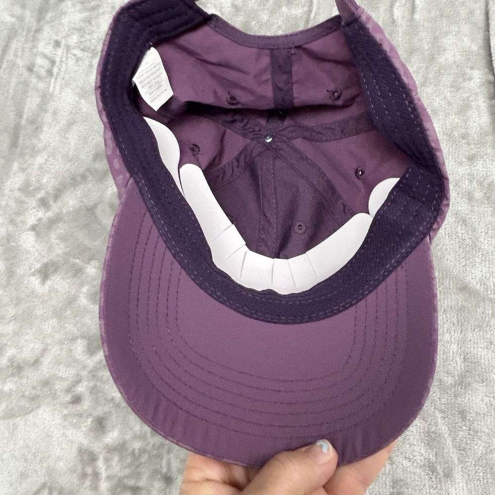 Gaiam Classic Fitness Hat Leopard Print Purple Baseball Cap Womens One Size - Picture 11 of 12